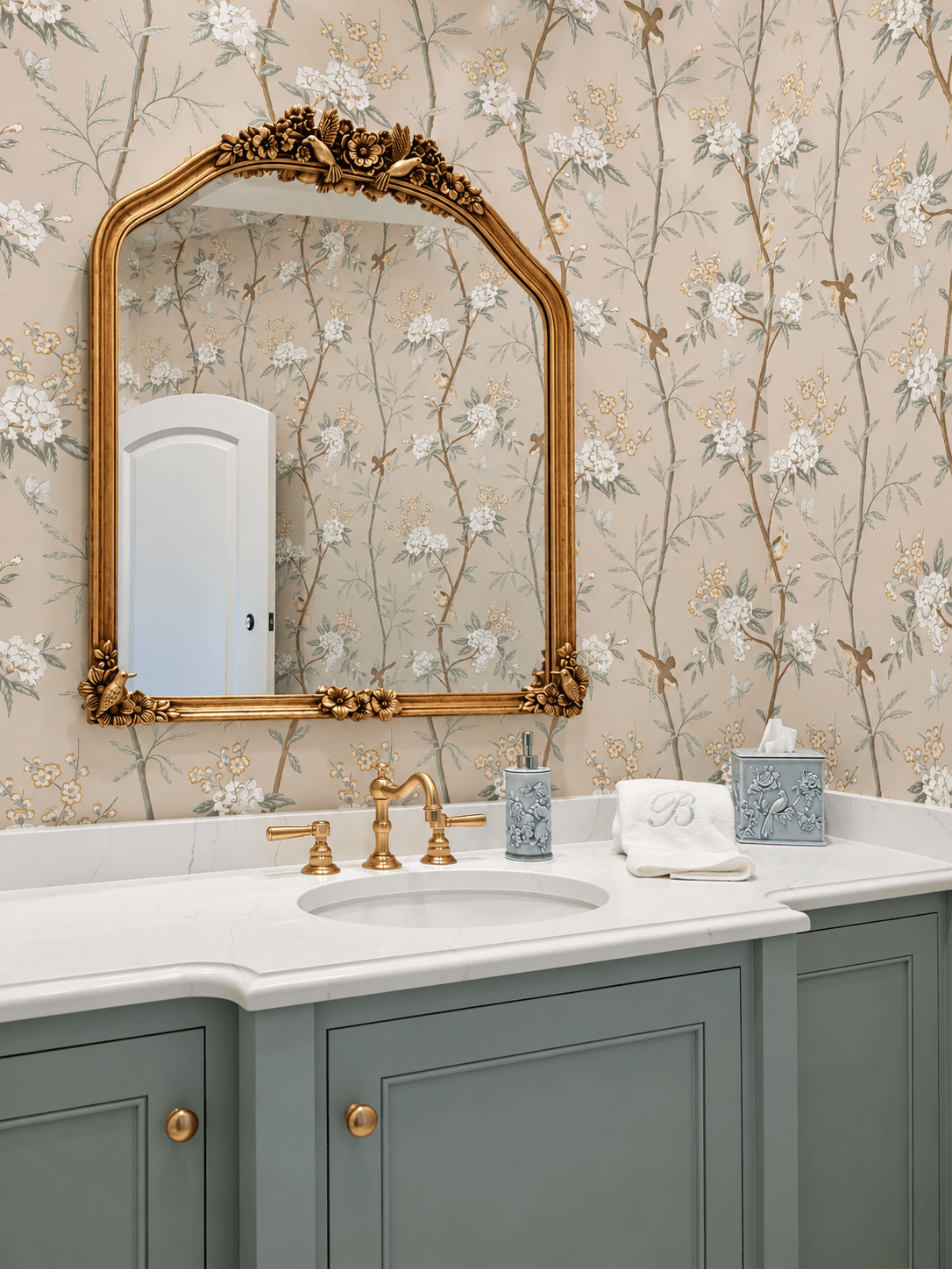 Quartz bathroom vanity