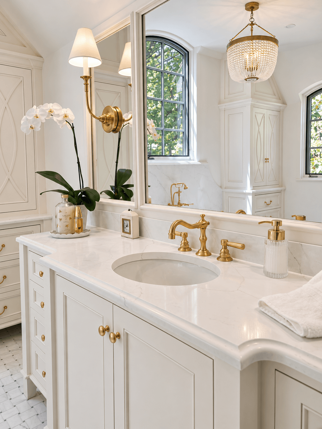 Quartz bathrrom vanity