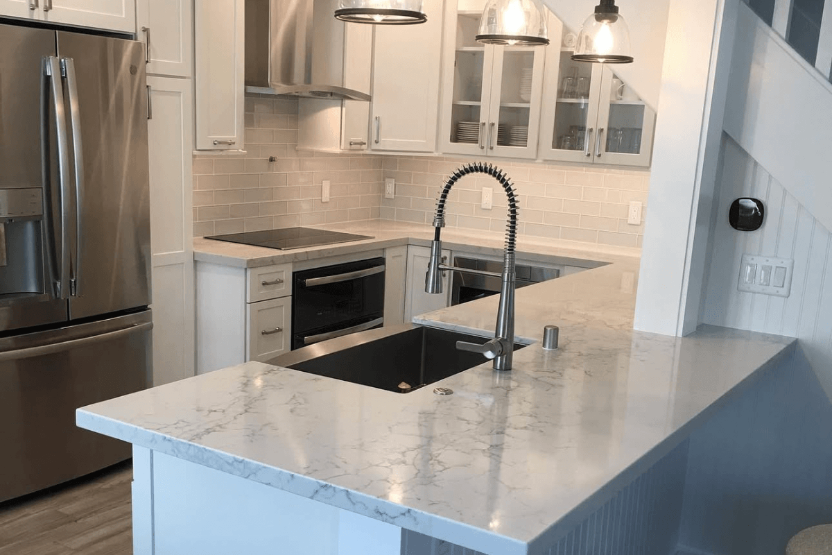 Quartz kitchen countertops